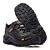 Tênis Unissex Adventure Trekking Trabalho Couro Ecológico ZarbShoes Preto - Imagem 3
