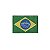 Bordado Termocolante Bandeira Brasil - Imagem 1