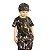 Kit Camiseta Infantil Poliviscose Padrão EB + Calça Camuflada Poliéster + Boné - Elite - Imagem 1