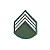 Divisa Bordada - 3° Sargento Verde - Imagem 1