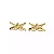 Distintivo de Metal - Infantaria Dourado - Gola - Imagem 1