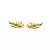 Distintivo de Metal - - Distintivo de Metal Intendência Dourado - Gola; - Distintivo metalico utilizado na identificação de postos de determinada pessoa;  - Insígnia de uso em gola;  - Fornecido em par.    Dimensões aproximadas: Intendência Dourado - Gola - Imagem 1