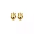 Distintivo de Metal - Músico Dourado - Gola - Imagem 1