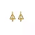 Distintivo de Metal - QCO Dourado - Gola - Imagem 1