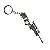 Chaveiro Metal Sniper - Cromado - Imagem 1