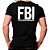 Camiseta Militar Estampada FBI - Imagem 2