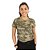 Camiseta Feminina Militar Baby Look Camuflada - Imagem 3