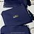 Nécessaire Envelope LUXURY Azul Marinho com plaquinha personalizada - Imagem 4
