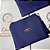 Nécessaire Envelope LUXURY Azul Marinho com plaquinha personalizada - Imagem 5