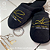 Pantufa aveludada Preta Personalizada com Logomarca bordada - Imagem 1