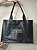 Bolsa Tote Brilho Preto Personalizada com logomarca bordada - Imagem 1