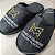Pantufa de Piquet Preto Personalizada com Logomarca bordada + de 30 Pares - Imagem 2