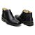 Botina Masculina De Couro Legitimo Comfort Shoes - 1055 Preta - Imagem 4