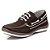 Dockside Masculino De Couro Legitimo Comfort Shoes - 7500 Chocolate - Imagem 4