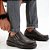 Sapato Masculino De Couro Legítimo Pro Alivium - 8100 Dark Brown - Imagem 4