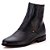 Bota Masculina Comfort de Couro Legitimo - 6501 Preta - Imagem 4