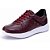 Tênis Casual Masculino De Couro Legitimo Comfort - 3023 Bordo - Imagem 4