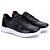 Tênis Casual Masculino De Couro Legitimo Comfort - 3024 Preto - Imagem 1