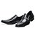 Sapato Masculino de Couro Legítimo Comfort Shoes - 705 Preto - Imagem 6