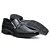 Sapato Masculino de Couro Legítimo Comfort Shoes - 705 Preto - Imagem 3