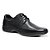 Sapato Masculino de Couro Legítimo Comfort Shoes - 716 Preto - Imagem 3