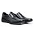 Sapato Masculino de Couro Legítimo Comfort Shoes - 4024 Preto - Imagem 1