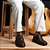 Sapato Masculino De Couro Legítimo Comfort Plus - 2007 Cafe - Imagem 6
