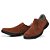 Sapato Masculino de Couro Legítimo Comfort Shoes - 6040 Ferrugem - Imagem 3