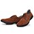 Sapato Masculino de Couro Legítimo Comfort Shoes - 6041 Ferrugem - Imagem 4