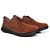 Sapato Masculino de Couro Legítimo Comfort Shoes - 6041 Ferrugem - Imagem 1