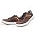 Tênis Casual Masculino De Couro Legitimo Comfort Shoes - 4030 Café - Imagem 4