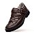 Sandália Masculina De Couro Legítimo Comfort Shoes - 6070 - Imagem 10