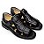 Sandália Masculina De Couro Legítimo  Ultra Comfort - CS364 Preta - Imagem 3