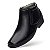 Botina Masculina De Couro Legitimo Air Tech - 45903 Preta - Imagem 2
