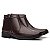 Botina Masculina De Couro Legitimo Air Tech - 45906 Dark Brown - Imagem 1