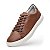 Tênis Casual Masculino De Couro Legitimo Comfort Shoes - 4051F Whisky - Imagem 5