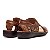 Sandália Feminina De Couro Legítimo Comfort - 10353 Caramelo - Imagem 3