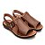 Sandália Feminina De Couro Legítimo Comfort - 10353 Caramelo - Imagem 4