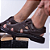 Sandália Masculina De Couro Legítimo Ultra Comfort - CS360 Café - Imagem 6