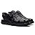 Sandália Masculina De Couro Legítimo Comfort Plus - CS361 Preta - Imagem 1