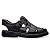 Sandália Masculina De Couro Legítimo Comfort Plus - CS361 Preta - Imagem 8