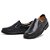 Sapato Masculino Em Couro Legítimo Preto - Ref.404 Comfort Shoes - Imagem 4