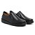Sapato Masculino Em Couro Legítimo Preto - Ref.404 Comfort Shoes - Imagem 1