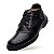 Bota Masculina de Couro Legítimo Comfort Shoes -  1405 Preta - Imagem 5