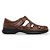 Sandália Masculina De Couro Legítimo Comfort Shoes - 8009 Havana - Imagem 4