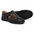 Sandália Masculina De Couro Legítimo Comfort Shoes - 8009 Preta - Imagem 3