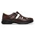 Sandália Masculina De Couro Legítimo Comfort Shoes - 8009 Pinhão - Imagem 4