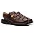 Sandália Masculina Em Couro Legitimo Comfort Plus - CS362 Café - Imagem 1