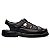 Sandália Masculina Em Couro Legitimo Comfort Plus - CS362 Preta - Imagem 7