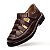 Sandália Masculina Em Couro Legitimo Comfort Plus - CS363 Café - Imagem 6